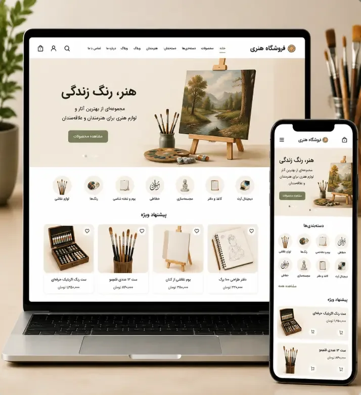 فروشگاه محصولات هنری