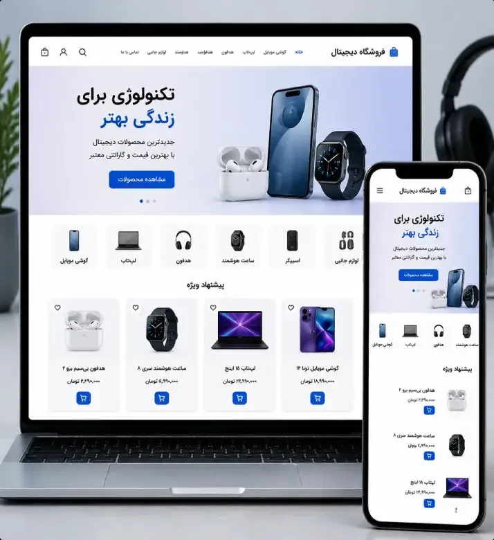 فروشگاه لوازم دیجیتال